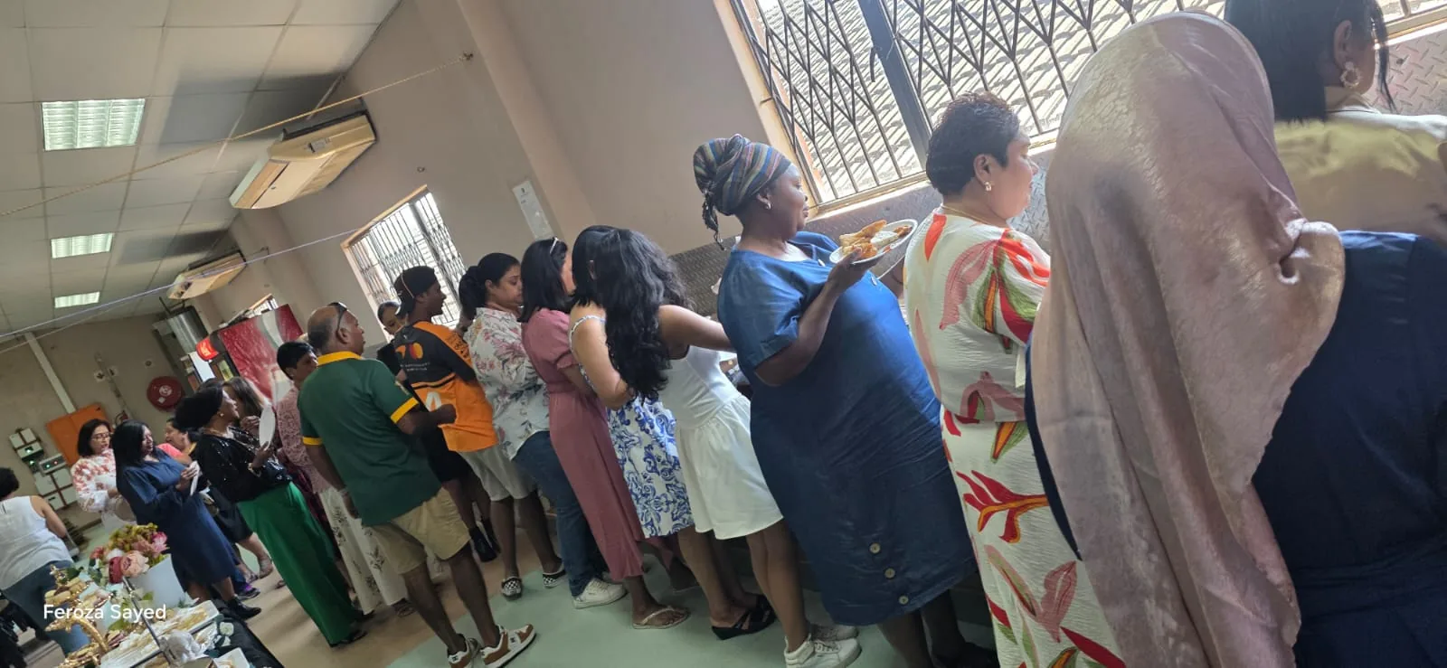 Community members participating in an FSI event